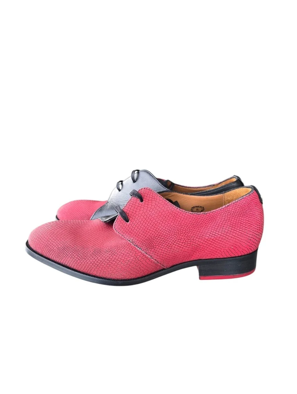 John Fluevog City Angels Manhattan Men’s Asymmetrical Derby Shoe Size 8